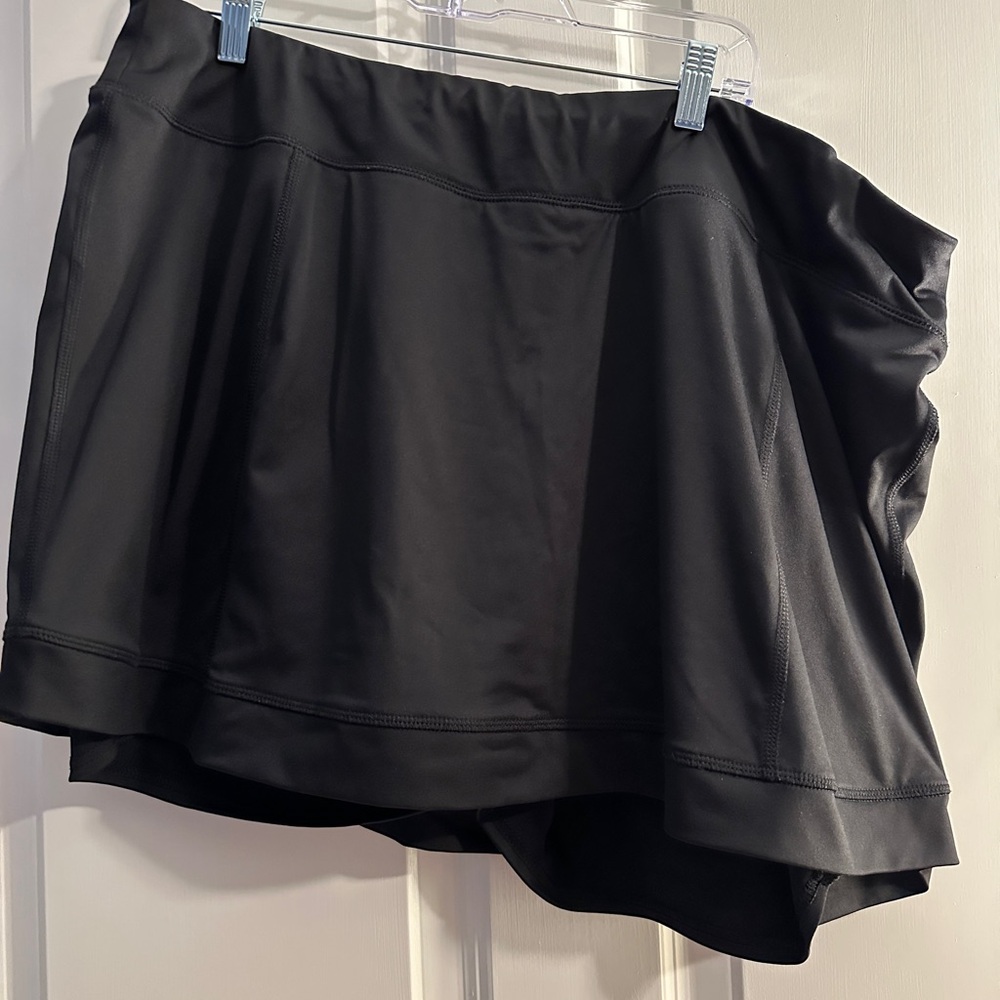 Black Athletic Skort 2X